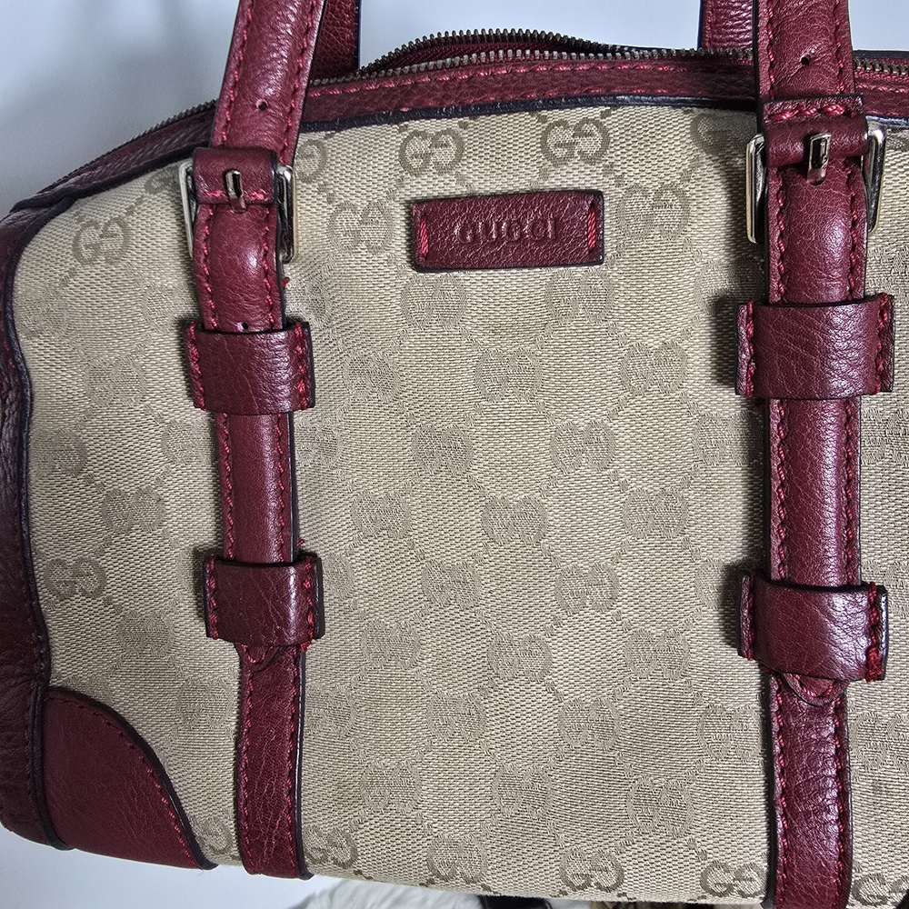 Gucci Beige and Red Women's Bag